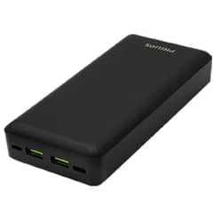 PHILIPS - POWER BANK 20000 MAH NEGRO usb-c PORTATIL CARGA RAPIDA