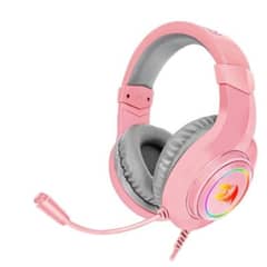 REDRAGON - Audífonos Gamer - H260 Hylas - RGB - 3.5 mm./USB 2.0 - Pink