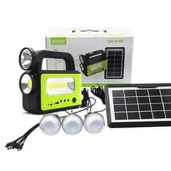 GENERICO - Kit Solar Sistema Iluminación LED Recargable Camping Emergencias USB
