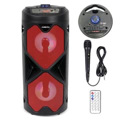AMAZING - Parlante Bluetooth karaoke inalámbrico Big Pro 500 Red