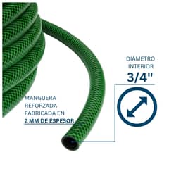DICAS - Manguera Jardín Con Malla 3/4 Pulgada 50 Metros