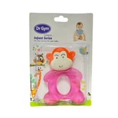 GENERICO - Mordedor Refrigerable Monito Rosado Para Bebés