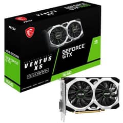 MSI - Tarjeta de Video - GeForce GTX 1650 D6 VENTUS XS OCV3 - 4GB 128bit