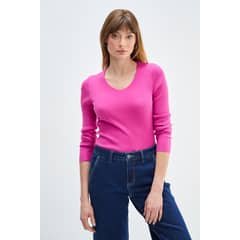 IO - Sweater Liso fucsia