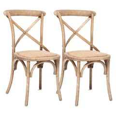 SPAZZIO - Pack 2 Sillas De Comedor Retro