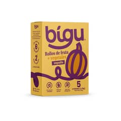 BIGU - CAJA ROLLO ZAPALLO DESHIDRATADO 125g