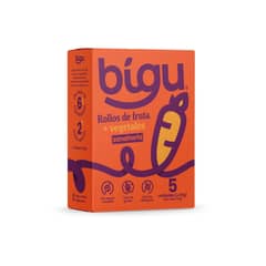 BIGU - CAJA ROLLO ZANAHORIA DESHIDRATADA 125g