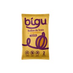 BIGU - ROLLO FRUTA Y ZAPALLO DEHIDRATADO 25g