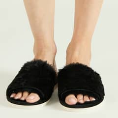 BARBIZON - Pantufla de Mujer Zapatilla Cozy Negro