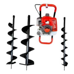 ERUX - Ahoyador Barreno 63cc + 3 Brocas de 10cm 15cm y 20cm