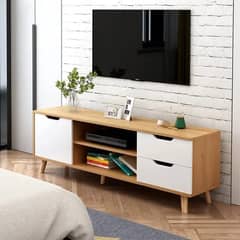 GENERICO - Rack tv nordico con correderas telescopicas 140x50x30