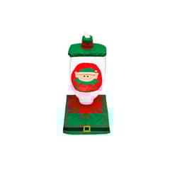 GENERICO - Set De Baño Duende 3 Piezas Adorno Navidad Decoración