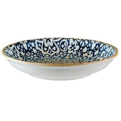 BONNA - Plato Porcelana Alhambra 25cm hondo Set 6 unidades