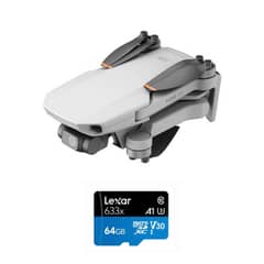 DJI - Drone Mini 4K + Tarjeta de memoria 64GB