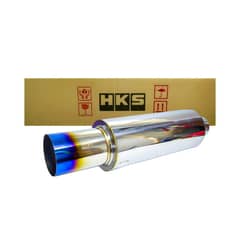 GENERICO - Muffler HKS Punta ionizada Entrada 3″ Salida 45″