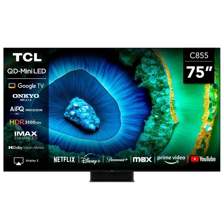 75 QLED Mini LED 4K 75C855 Smart TV