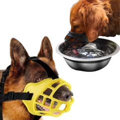 GENERICO - Bozal Para Perros De Goma - Talla 2 - Color Amarillo