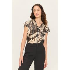 ASH - Blusa Estampada Corbatin