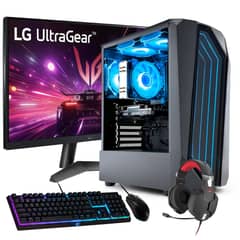 HYPERPC - PC GAMER + MONITOR 24 + Perif AMD RYZEN 5 8400 32gb 1Tb RTX 3050 WiFi