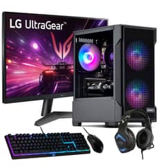 HYPERPC - PC GAMER + MONITOR 27 + Perif: AMD RYZEN 5 8400 32gb 2Tb RTX 3050 WiFi