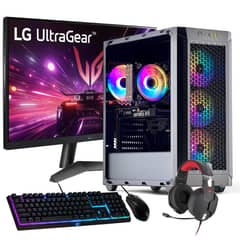 HYPERPC - PC GAMER + MONITOR 24 + Perif AMD RYZEN 5 8400 16gb 1Tb RTX 3060 WiFi