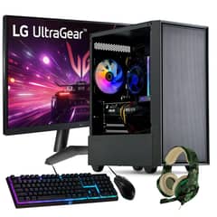 HYPERPC - PC GAMER + MONITOR 24 + Perif: AMD RYZEN 5 8400 16gb 1Tb GTX 1650 WiFi