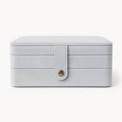 SILENE - Joyero organizador terciopelo celeste