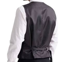 MAVIANNI - Gilet Hombre Clásico Negro Ajustable Chaqueta Formal Sin Mangas Novio