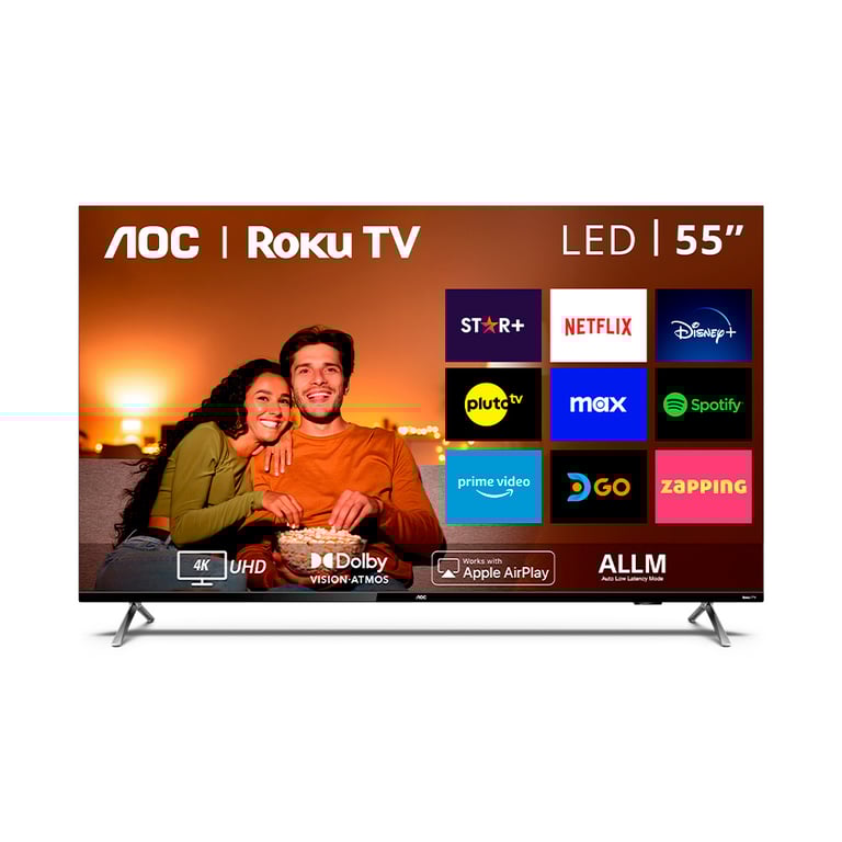 Roku TV LED 55” UHD 4K Smart TV 55U6125
