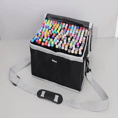 CASA NEW - 168 Marcadores Doble Punta + Estuche Professional