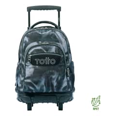 TOTTO - Mochila Ruedas Escolar Niño Rpet Eco003