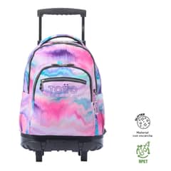 TOTTO - Mochila Ruedas Escolar Niña Rpet Eco003