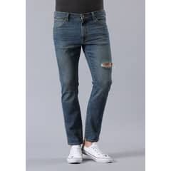 WRANGLER - Jeans Larston Slim Tiro Medio Azul Medio