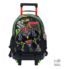 TOTTO - Mochila Escolar Ruedas Impermeable Rpet para Niños