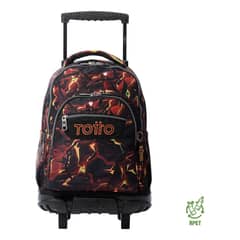 TOTTO - Mochila Escolar Rpet Impermeable con Ruedas Niño 26L