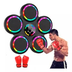 ESHOPANGIE - Máquina Boxeo Musical Entrenamiento Soporte Boxeo Bluetooth
