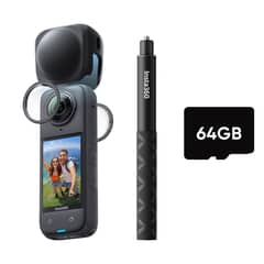 INSTA 360 - Insta360 X4 Paquete Get-Set Con Tarjeta MicroSD de 64 GB