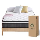 ZINUS - Colchón 2 Plazas Long 150x200x25cm Espuma y Resortes
