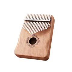 MERCADO CBF - Piano Kalimba De 17 Teclas Con Dedos 17 Metalofono Africa