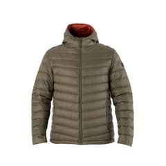 HARDWORK - Parka Pluma Hw Pullay con Gorro Verde Oliva