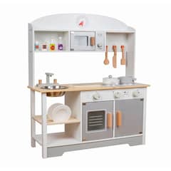 KIDSCOOL - COCINA MONTESSORI BLANCA +ACCESORIOS