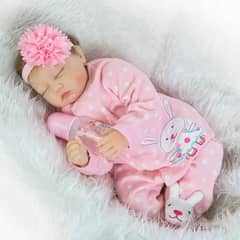 GENERICO - Muñeca De Bebé Reborn Bebé Niña De Silicona Y Algodón 55cm