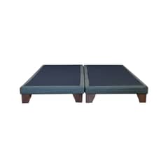 BLOCCARE - Base Cama 2 Plazas Box 8cm L190cm. Patas 19.5cm. R.colchon V.elastico