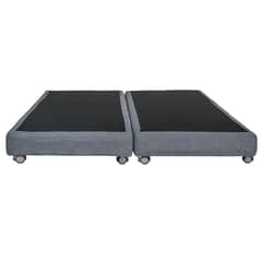 BLOCCARE - Base de Cama 2 plazas Box 13cm L190cm Ruedas logo R.Colchon V.elastico