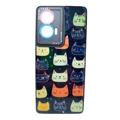 GENERICO - Protector Carcasa para Motorola Edge 50 fusion - Gel Diseño Gatitos