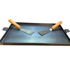 GENERICO - Plancha Churrasquera 45x29 cm Mas 2 Espatulas