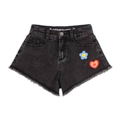 BUBBLE GUMMERS - Short Niña Bubblegummers Girasol Negro Teens