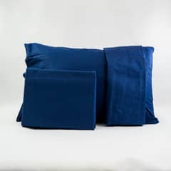 TEXTIL RANCO - Juego de Sábanas Azul 144 Hilos 1,5 plazas - Basic Hotel
