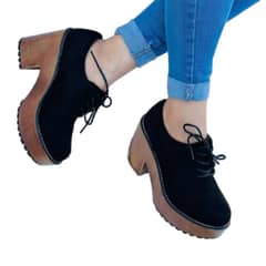 PAND G - Zapato Gamuza Colores Plataforma