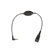 JABRA - Corp LINK Mobile QD a cable de 3.5 mm - Negro